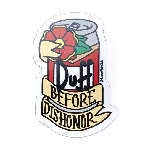 Duff Before Dishonor Magnet