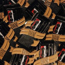 Diane Tape Recorder Lapel Pin