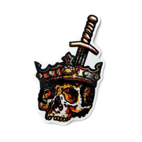 Dead King -  Illustrated Political Sticker – 4