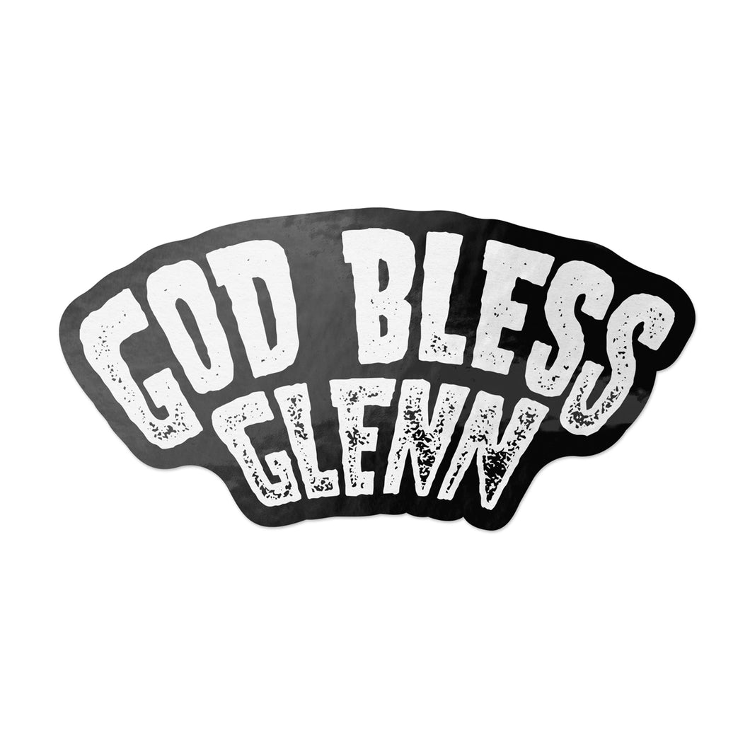 God Bless Glenn Vinyl Sticker