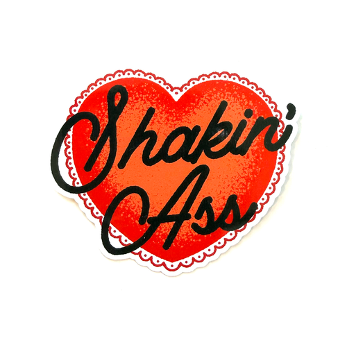 Shakin' Ass Heart - Sticker – 3