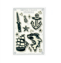 Tattoo Filler Stickers - Vol. 3 - 4 x 6 - 14 Mini-decals