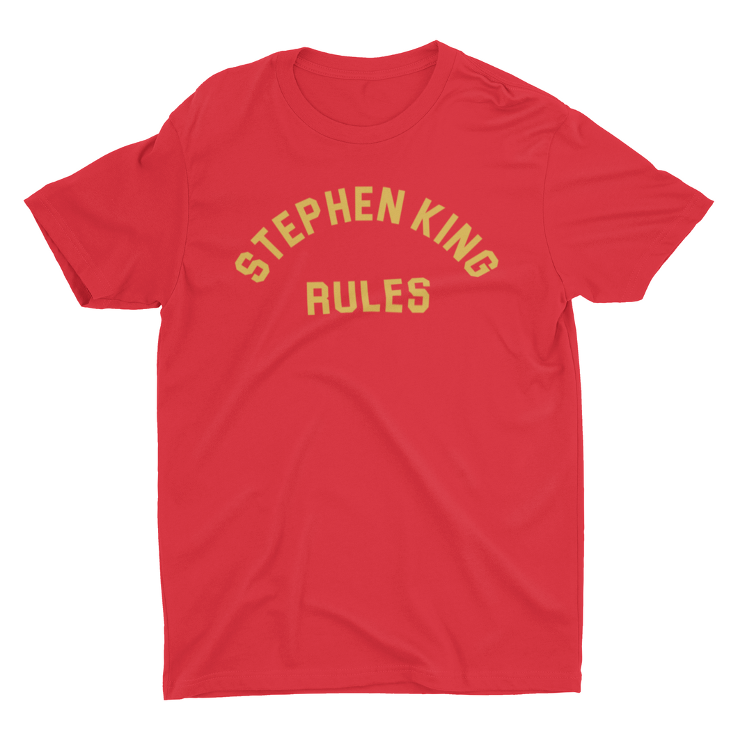 Stephen King Rules - Red - T-shirt